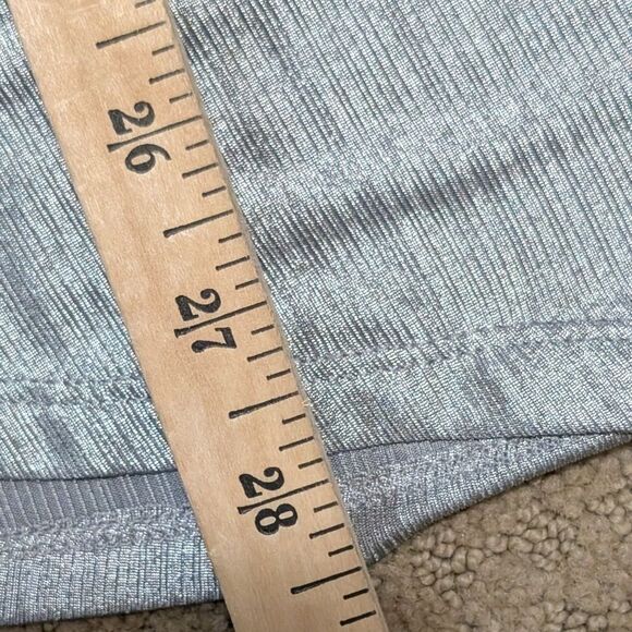 Sami & Jo silver metallic top knotted ruched event plus shine holiday size 2X - Picture 4 of 9